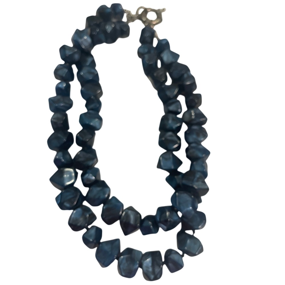 Banana Republic Chunky Geometric Double Strand Necklace